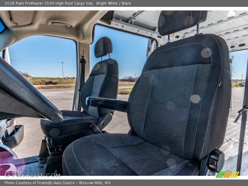 Bright White / Black 2018 Ram ProMaster 3500 High Roof Cargo Van