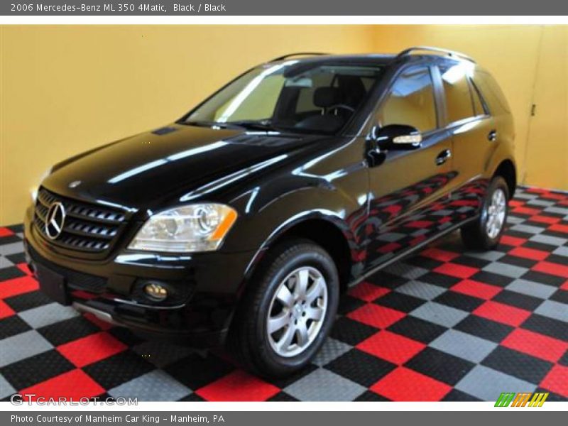 Black / Black 2006 Mercedes-Benz ML 350 4Matic
