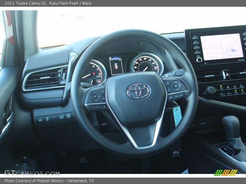 Ruby Flare Pearl / Black 2021 Toyota Camry LE