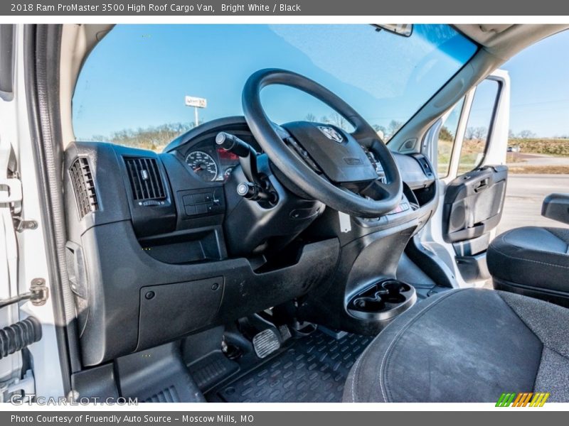 Bright White / Black 2018 Ram ProMaster 3500 High Roof Cargo Van