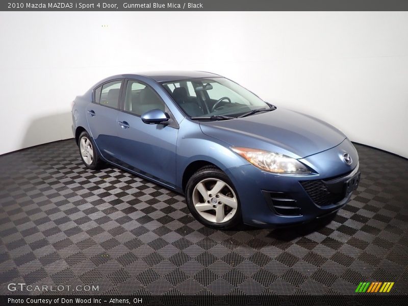 Gunmetal Blue Mica / Black 2010 Mazda MAZDA3 i Sport 4 Door