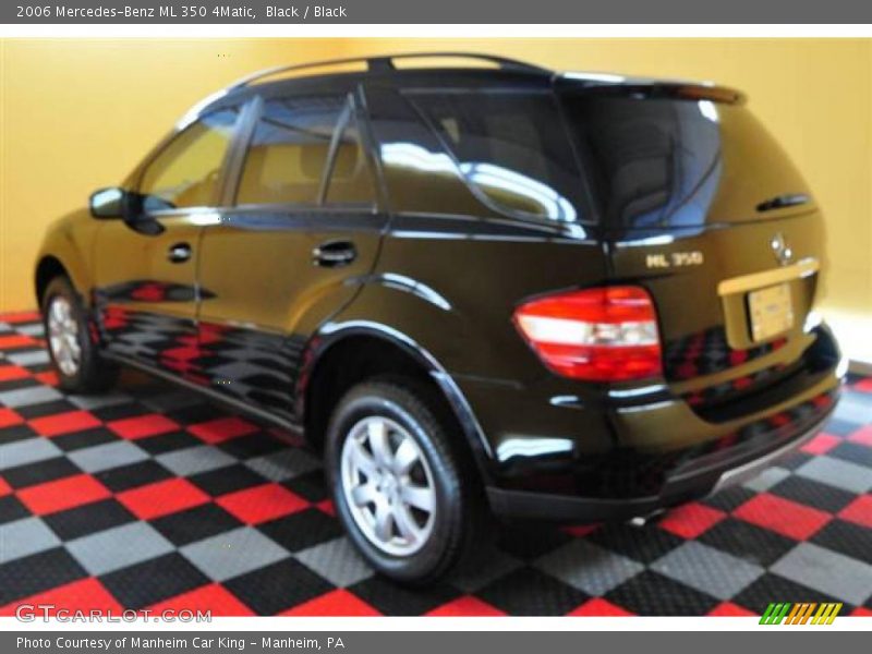 Black / Black 2006 Mercedes-Benz ML 350 4Matic