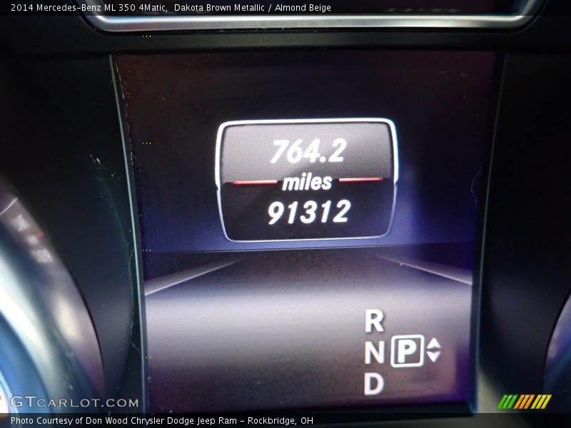 Dakota Brown Metallic / Almond Beige 2014 Mercedes-Benz ML 350 4Matic