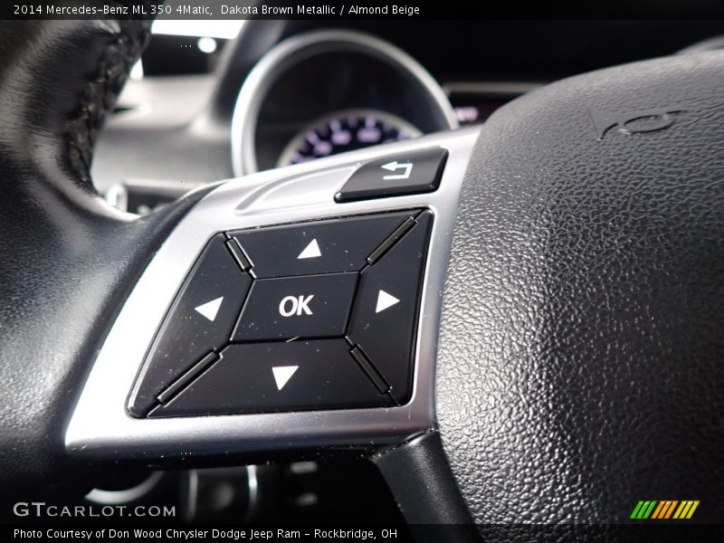 Dakota Brown Metallic / Almond Beige 2014 Mercedes-Benz ML 350 4Matic