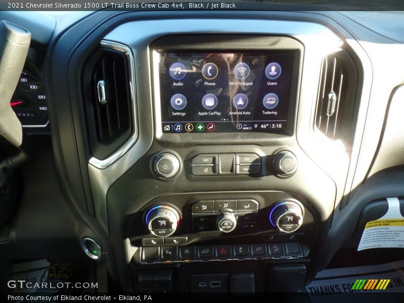 Black / Jet Black 2021 Chevrolet Silverado 1500 LT Trail Boss Crew Cab 4x4