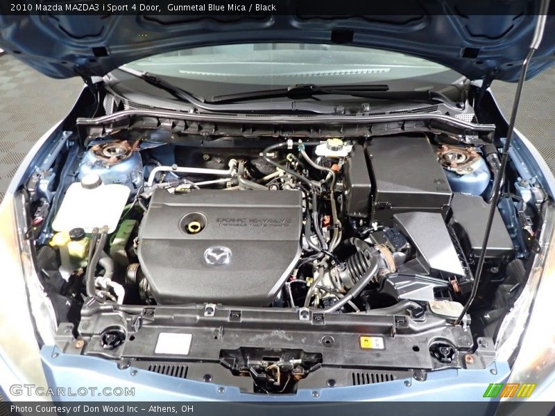 Gunmetal Blue Mica / Black 2010 Mazda MAZDA3 i Sport 4 Door