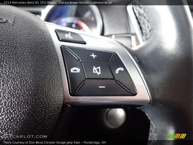 Dakota Brown Metallic / Almond Beige 2014 Mercedes-Benz ML 350 4Matic
