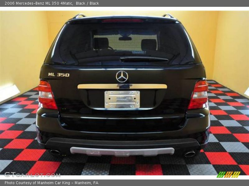 Black / Black 2006 Mercedes-Benz ML 350 4Matic