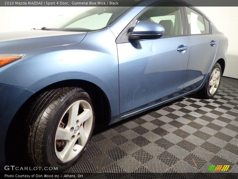 Gunmetal Blue Mica / Black 2010 Mazda MAZDA3 i Sport 4 Door