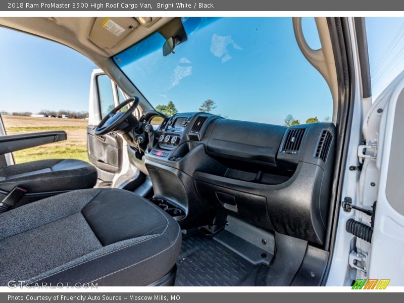 Bright White / Black 2018 Ram ProMaster 3500 High Roof Cargo Van