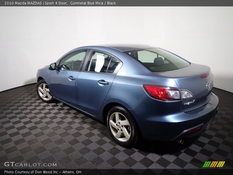 Gunmetal Blue Mica / Black 2010 Mazda MAZDA3 i Sport 4 Door