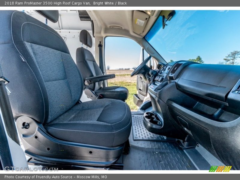 Bright White / Black 2018 Ram ProMaster 3500 High Roof Cargo Van