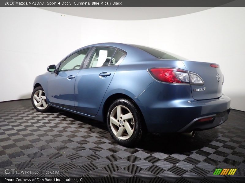 Gunmetal Blue Mica / Black 2010 Mazda MAZDA3 i Sport 4 Door
