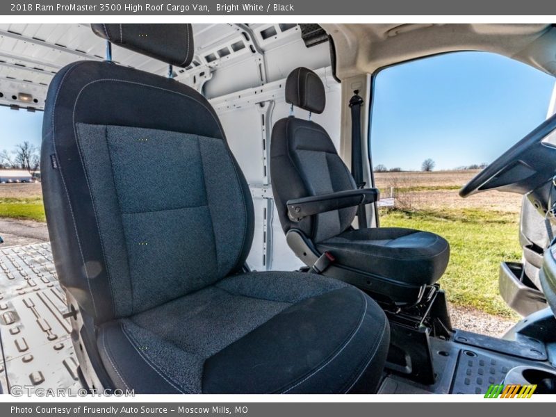 Bright White / Black 2018 Ram ProMaster 3500 High Roof Cargo Van