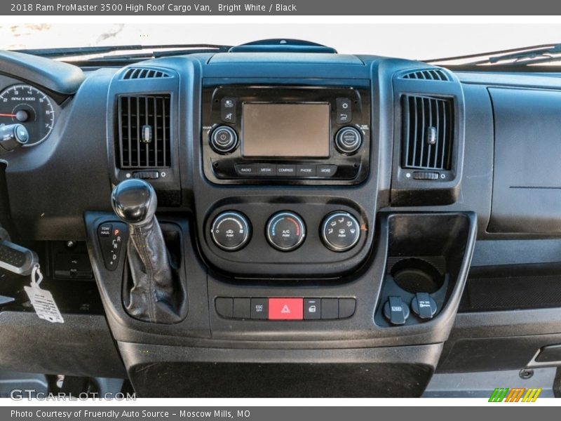 Bright White / Black 2018 Ram ProMaster 3500 High Roof Cargo Van