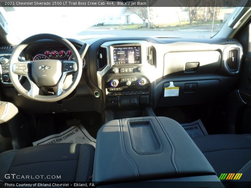 Black / Jet Black 2021 Chevrolet Silverado 1500 LT Trail Boss Crew Cab 4x4