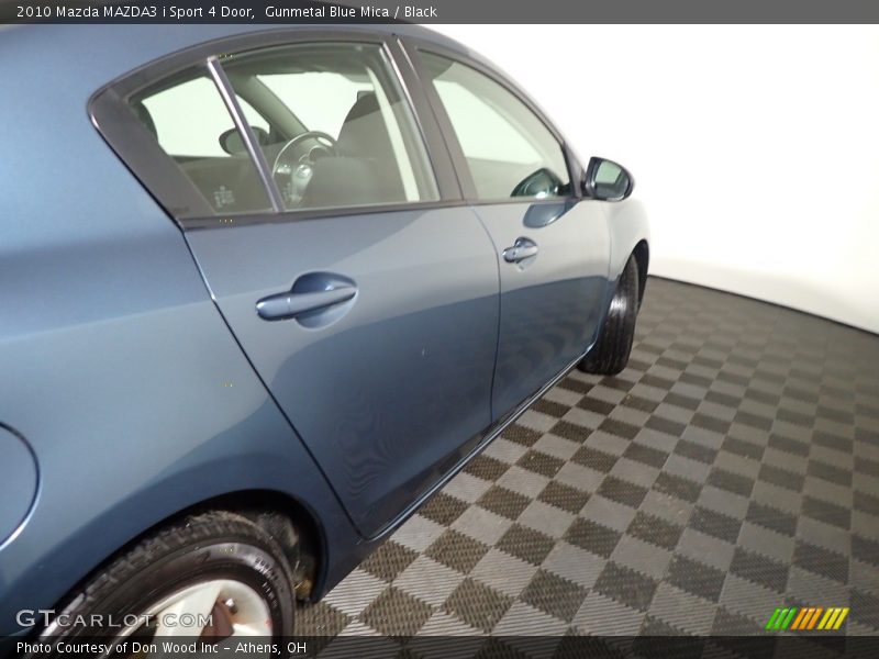 Gunmetal Blue Mica / Black 2010 Mazda MAZDA3 i Sport 4 Door