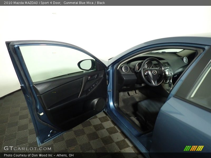 Gunmetal Blue Mica / Black 2010 Mazda MAZDA3 i Sport 4 Door