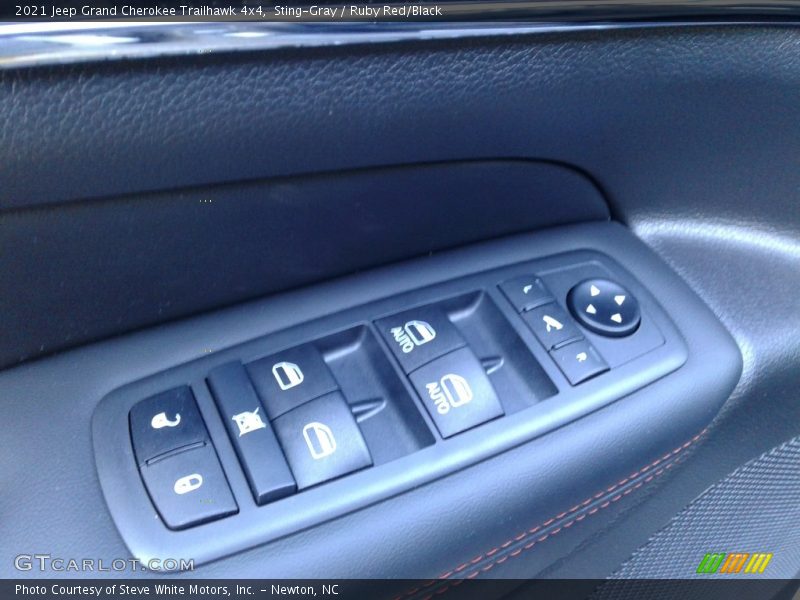 Sting-Gray / Ruby Red/Black 2021 Jeep Grand Cherokee Trailhawk 4x4