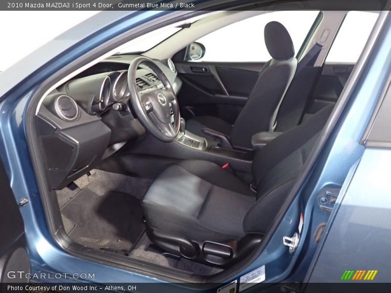 Gunmetal Blue Mica / Black 2010 Mazda MAZDA3 i Sport 4 Door