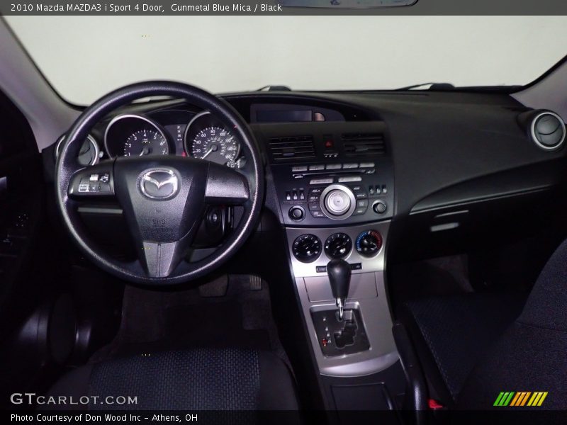 Gunmetal Blue Mica / Black 2010 Mazda MAZDA3 i Sport 4 Door
