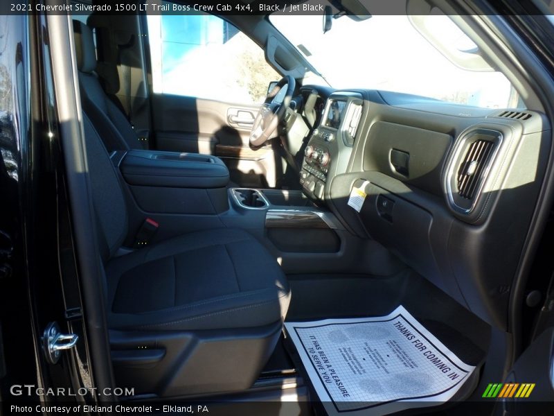 Black / Jet Black 2021 Chevrolet Silverado 1500 LT Trail Boss Crew Cab 4x4