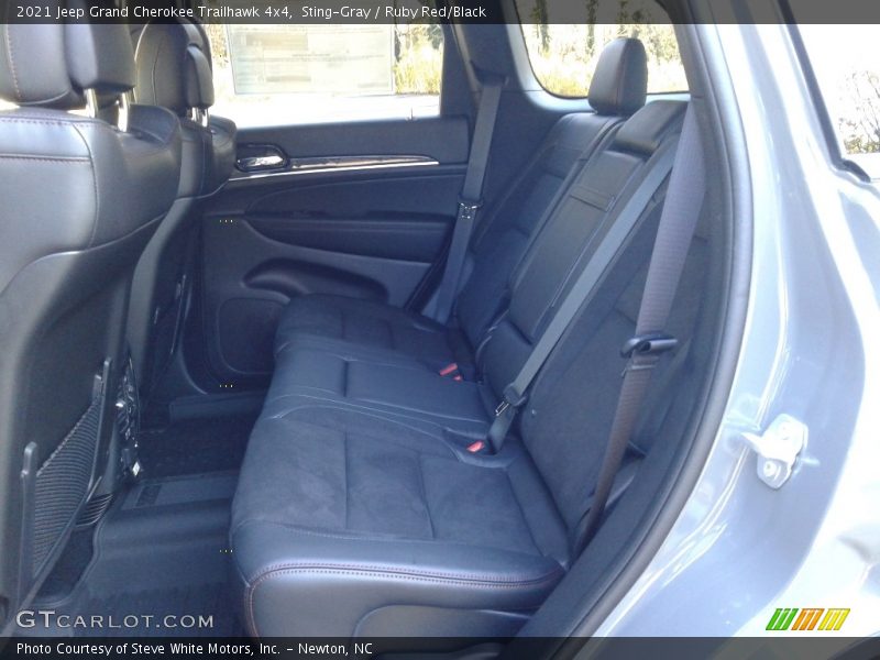 Rear Seat of 2021 Grand Cherokee Trailhawk 4x4