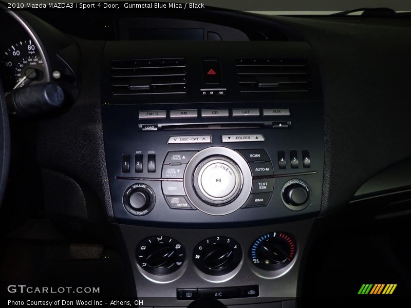 Gunmetal Blue Mica / Black 2010 Mazda MAZDA3 i Sport 4 Door