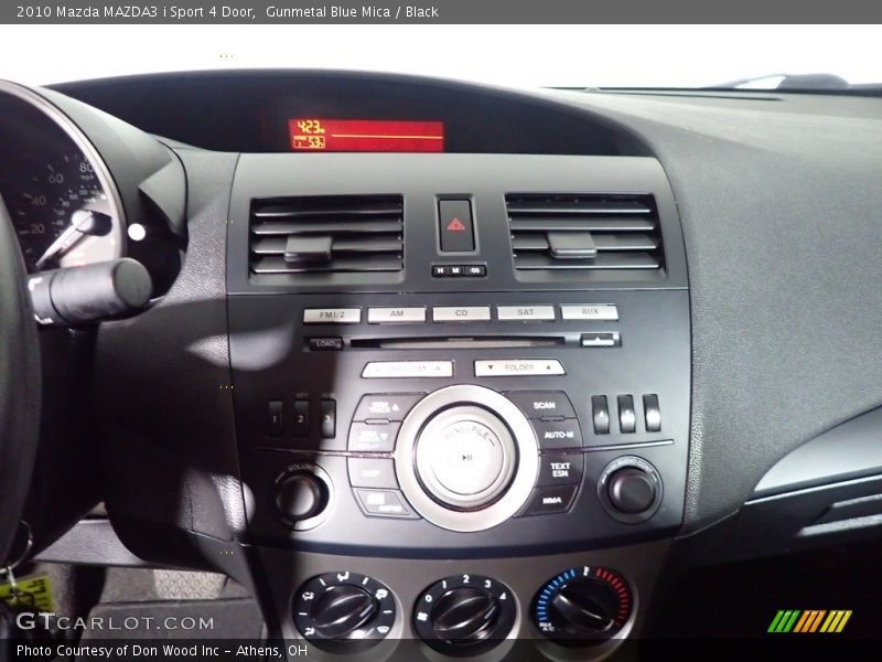 Gunmetal Blue Mica / Black 2010 Mazda MAZDA3 i Sport 4 Door