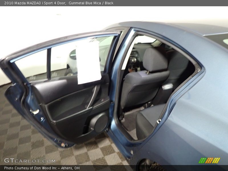 Gunmetal Blue Mica / Black 2010 Mazda MAZDA3 i Sport 4 Door