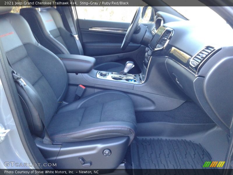 Sting-Gray / Ruby Red/Black 2021 Jeep Grand Cherokee Trailhawk 4x4