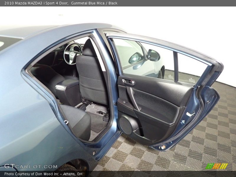 Gunmetal Blue Mica / Black 2010 Mazda MAZDA3 i Sport 4 Door
