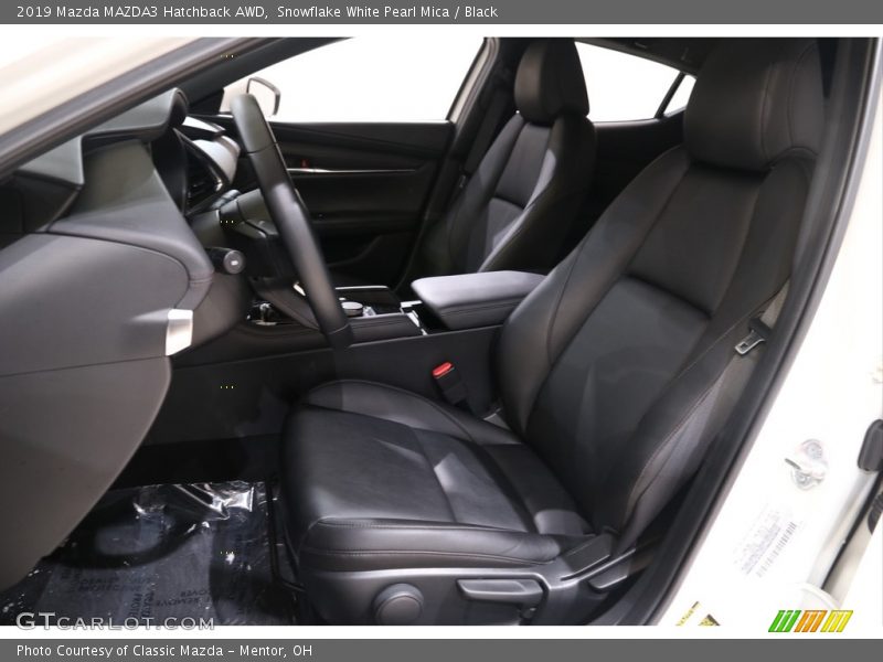 Snowflake White Pearl Mica / Black 2019 Mazda MAZDA3 Hatchback AWD