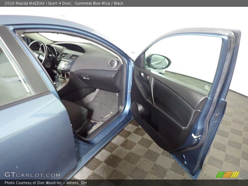 Gunmetal Blue Mica / Black 2010 Mazda MAZDA3 i Sport 4 Door