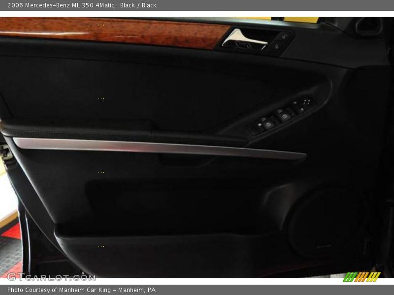 Black / Black 2006 Mercedes-Benz ML 350 4Matic