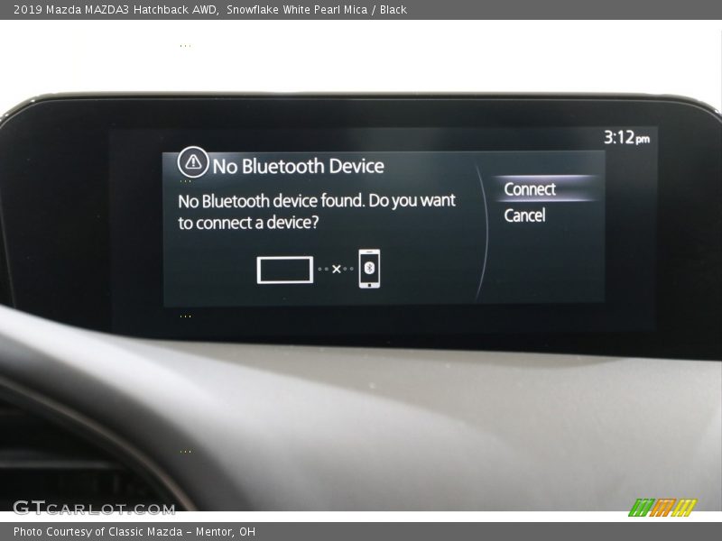 Snowflake White Pearl Mica / Black 2019 Mazda MAZDA3 Hatchback AWD