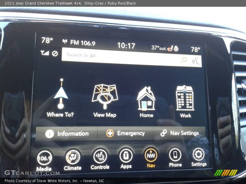 Sting-Gray / Ruby Red/Black 2021 Jeep Grand Cherokee Trailhawk 4x4
