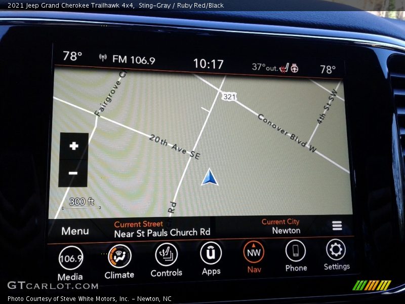 Sting-Gray / Ruby Red/Black 2021 Jeep Grand Cherokee Trailhawk 4x4