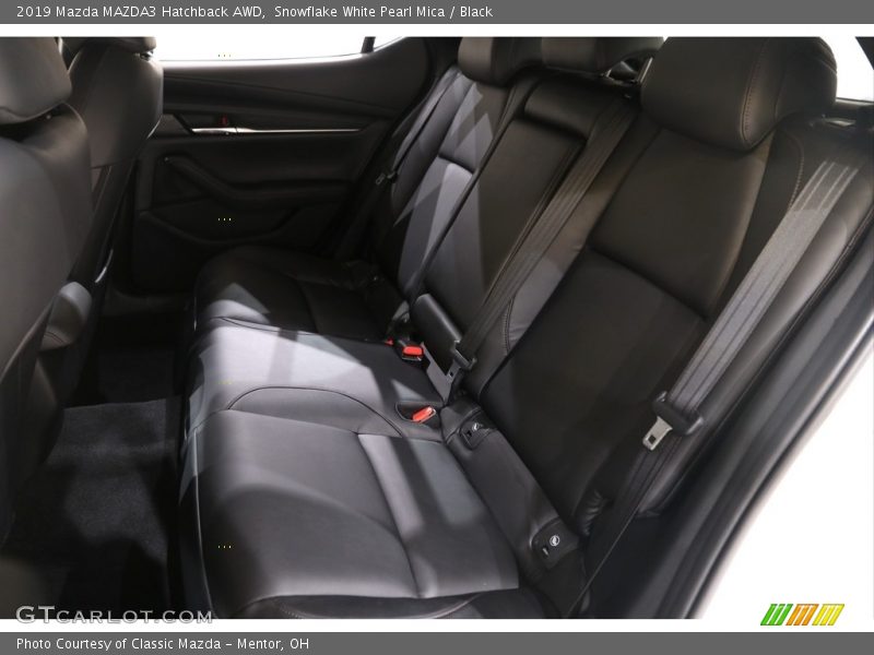 Snowflake White Pearl Mica / Black 2019 Mazda MAZDA3 Hatchback AWD