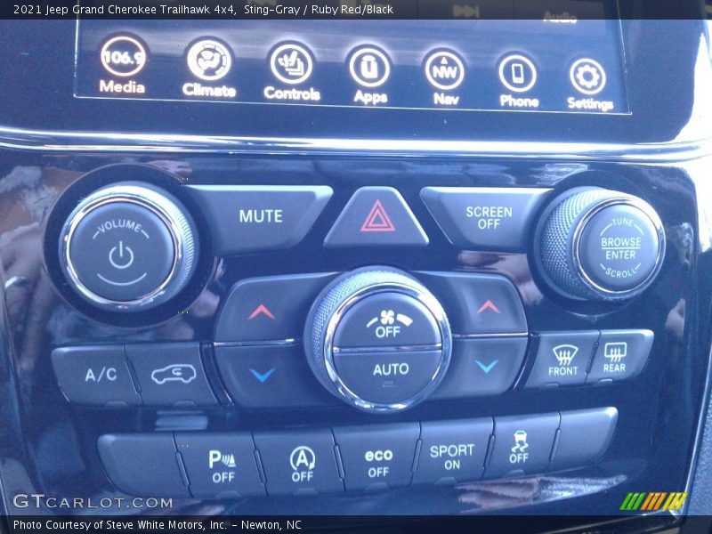 Sting-Gray / Ruby Red/Black 2021 Jeep Grand Cherokee Trailhawk 4x4