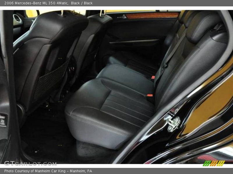 Black / Black 2006 Mercedes-Benz ML 350 4Matic