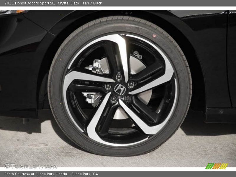 Crystal Black Pearl / Black 2021 Honda Accord Sport SE