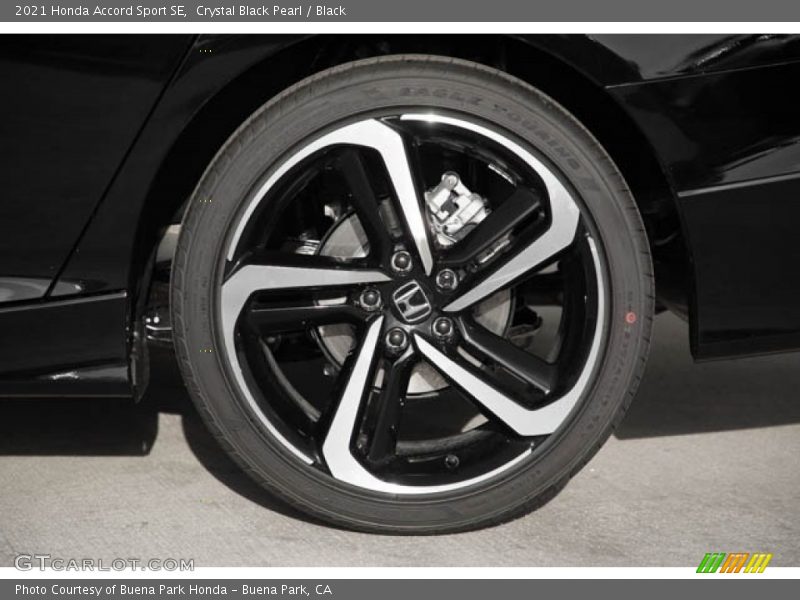 Crystal Black Pearl / Black 2021 Honda Accord Sport SE