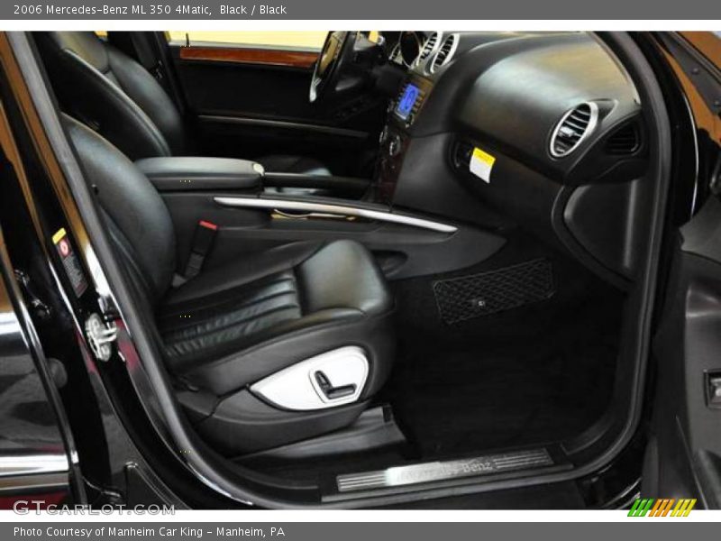 Black / Black 2006 Mercedes-Benz ML 350 4Matic