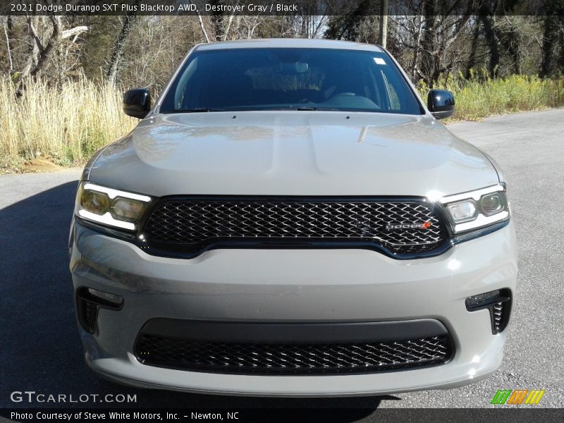 Destroyer Gray / Black 2021 Dodge Durango SXT Plus Blacktop AWD