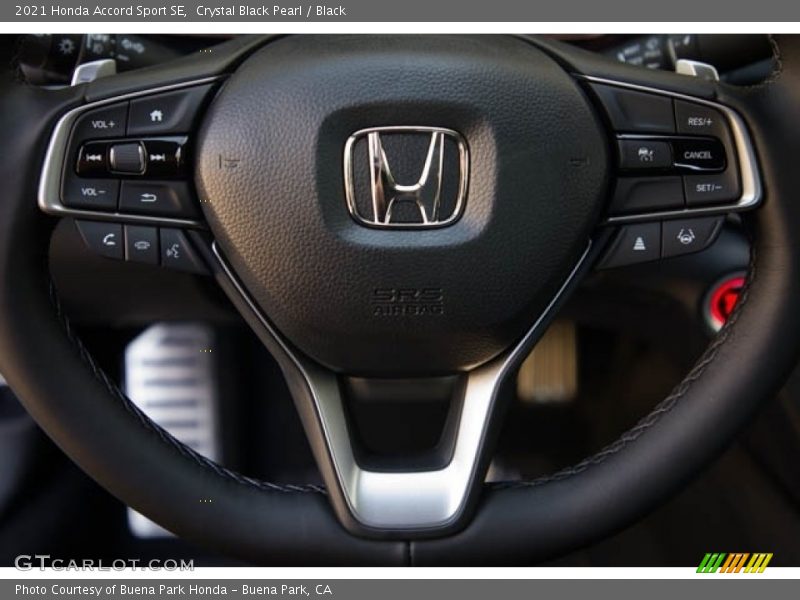 Crystal Black Pearl / Black 2021 Honda Accord Sport SE