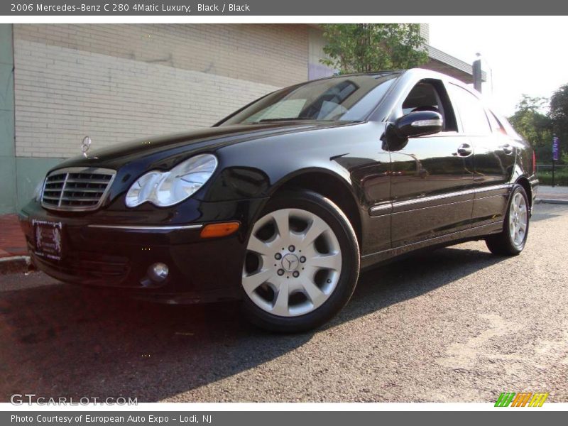 Black / Black 2006 Mercedes-Benz C 280 4Matic Luxury