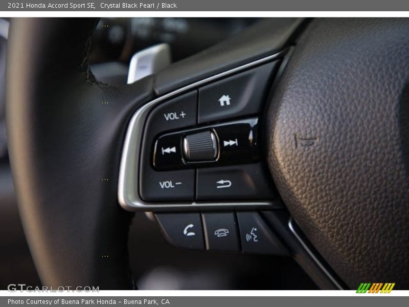 Crystal Black Pearl / Black 2021 Honda Accord Sport SE
