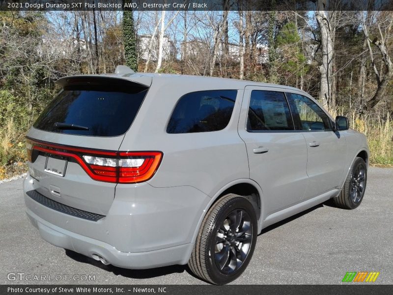 Destroyer Gray / Black 2021 Dodge Durango SXT Plus Blacktop AWD