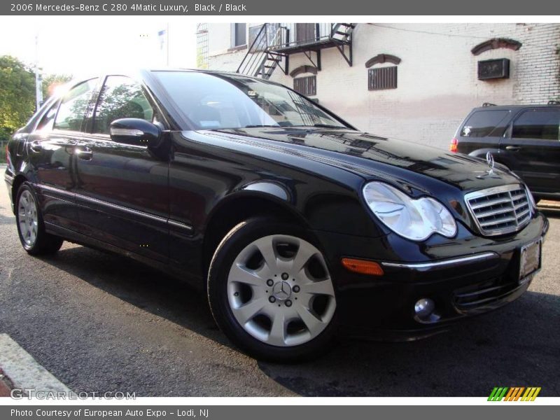 Black / Black 2006 Mercedes-Benz C 280 4Matic Luxury